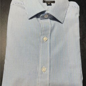 J. Crew Ludlow slim 15/33 Classic Pinstripe Design dress shirt